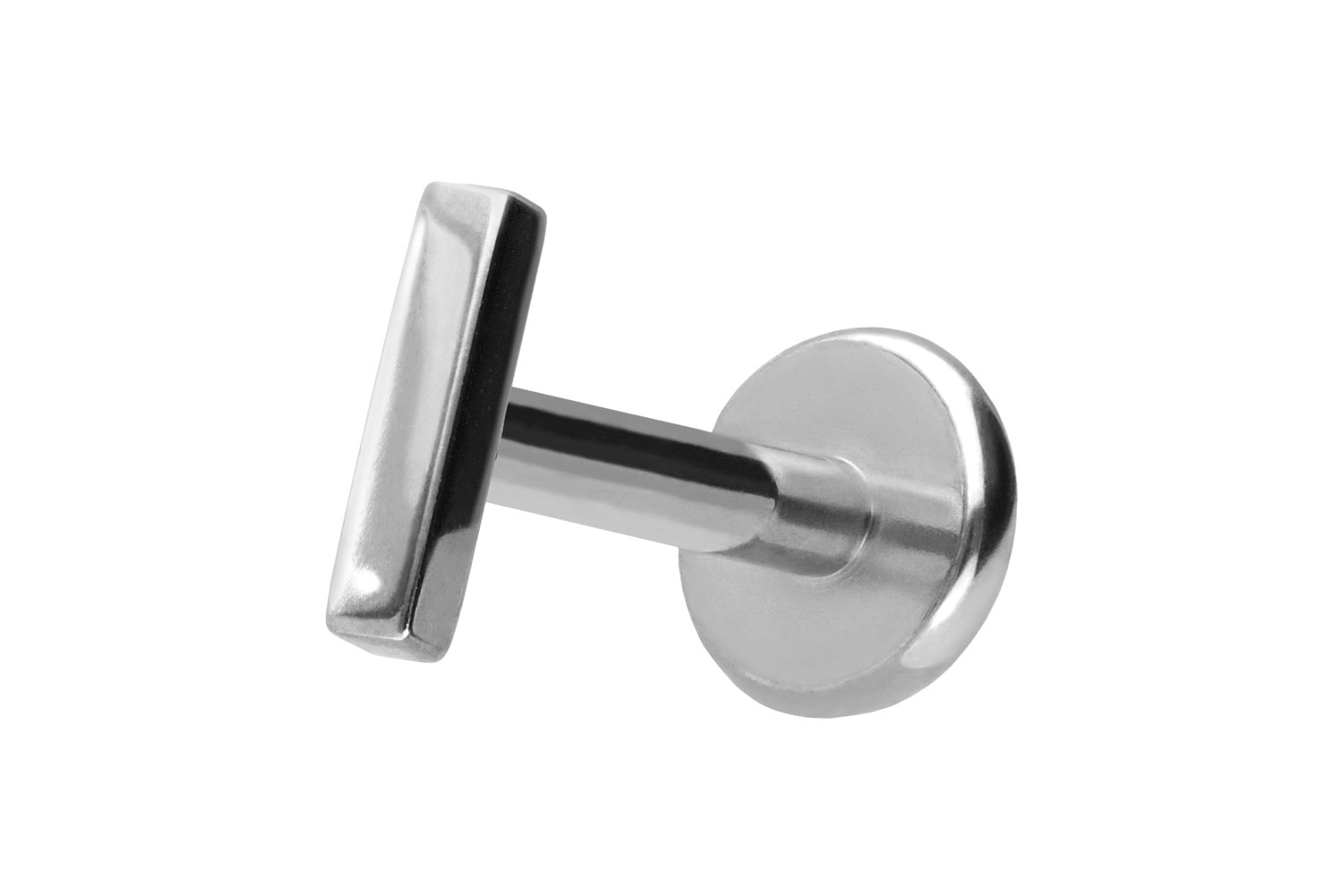 Titanium labret with push fit BAR